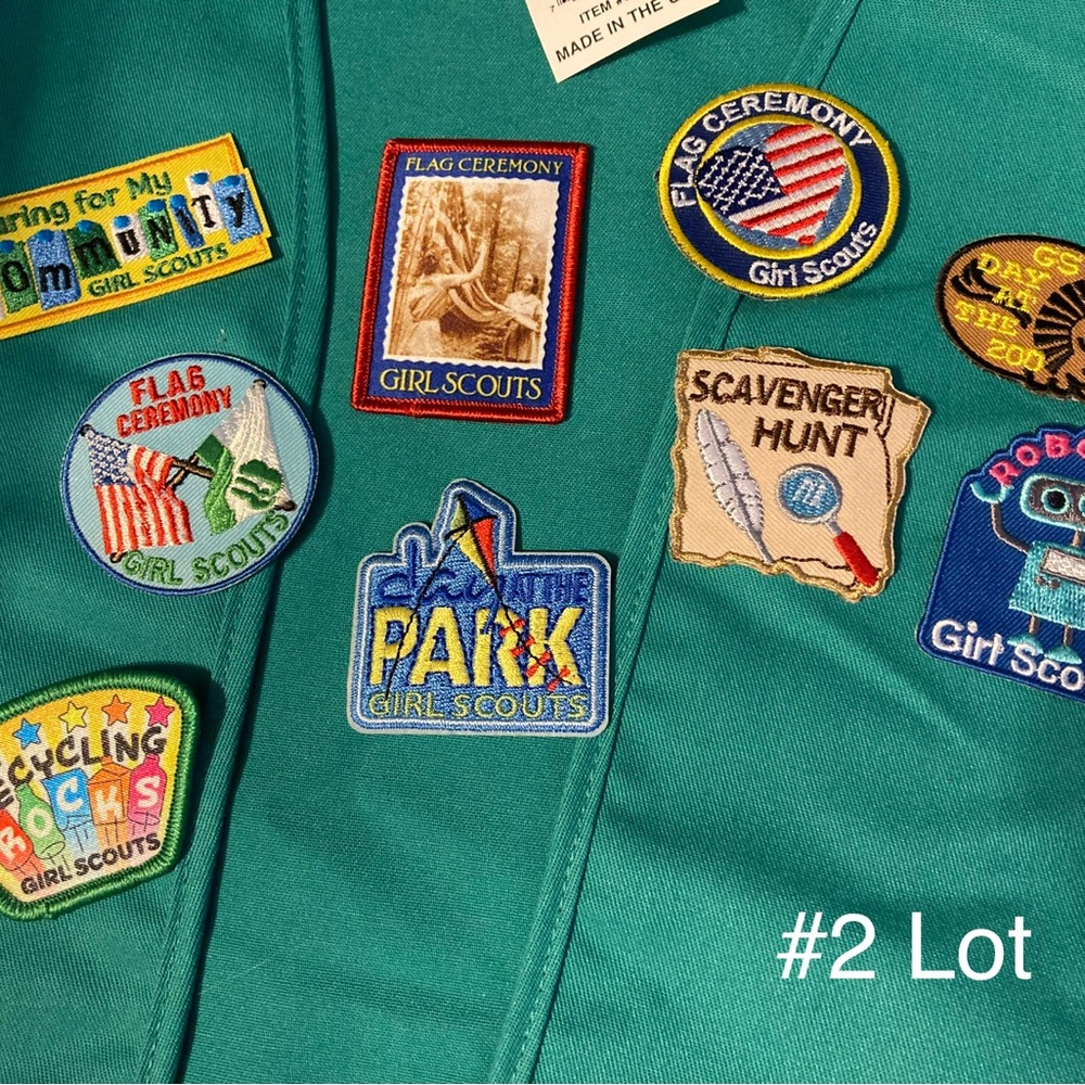 10 Girl Scout FUN Badges $20 Value